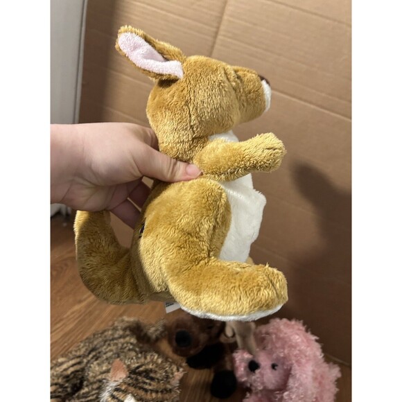 Webkinz Plush Lot Kangaroo, Reindeer, Pink Poodle, Tiger & Hampster NO CODES - Picture 5 of 5
